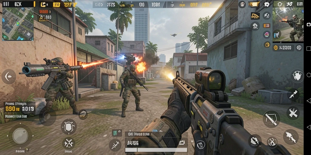 Gameplay intens dan mendebarkan dalam 8ZK.