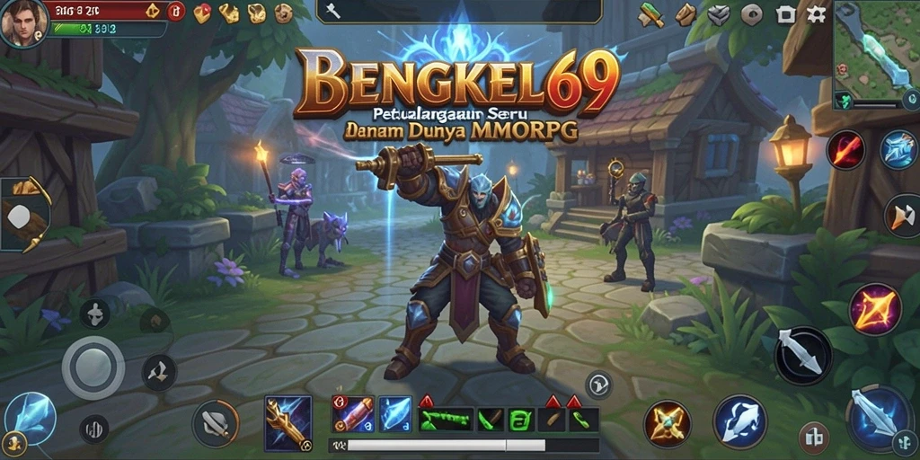 Gameplay seru BENGKEL69 dengan grafis menawan dan pertarungan yang dinamis.