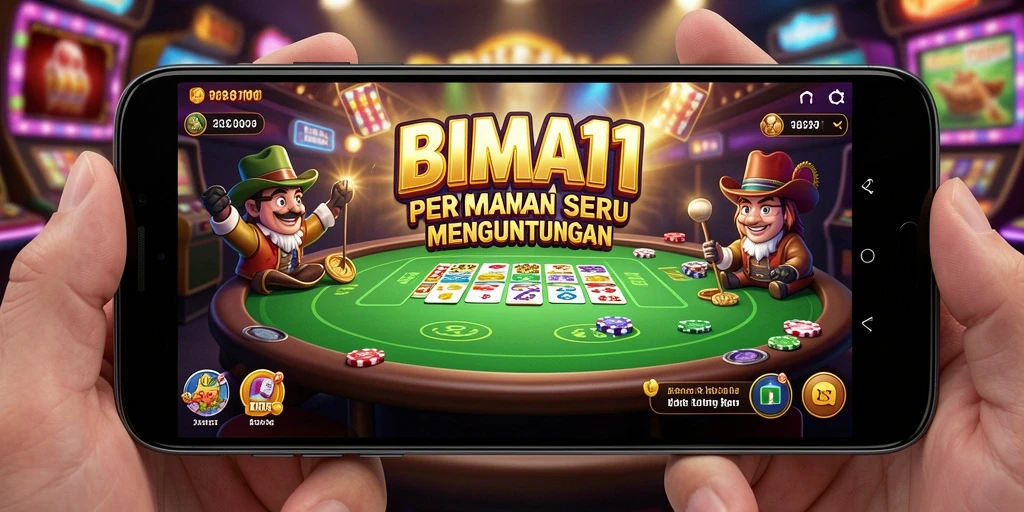 Tampilan gameplay seru di BIMA11 dengan beragam permainan Kasino.