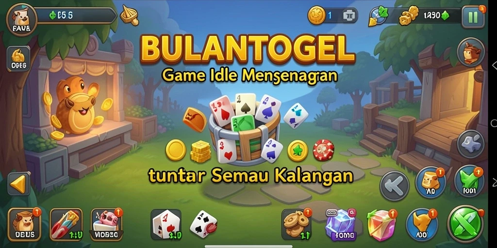 Tampilan screenshot gameplay BULANTOGEL yang menarik dan penuh warna.