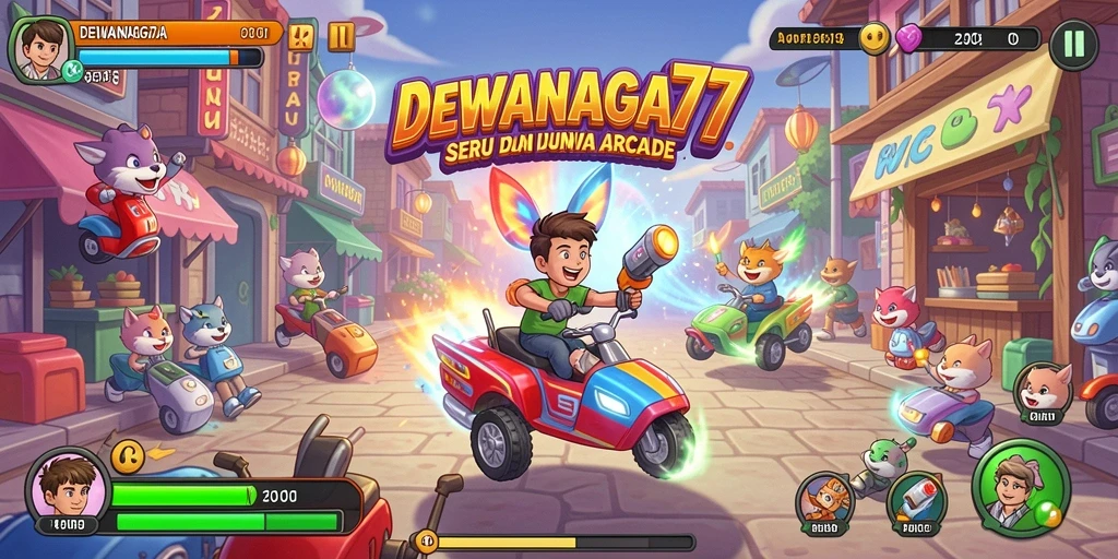 Tampilan gameplay DEWANAGA77 yang seru dan menantang dalam genre Arcade.