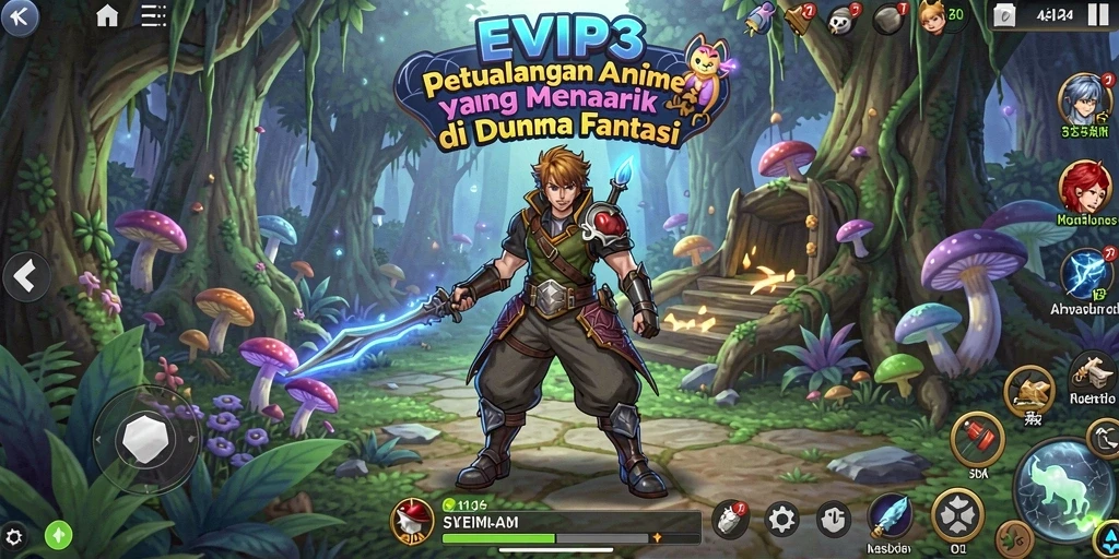 Tampilan menarik dari EVIP3 dengan karakter Anime yang menawan.