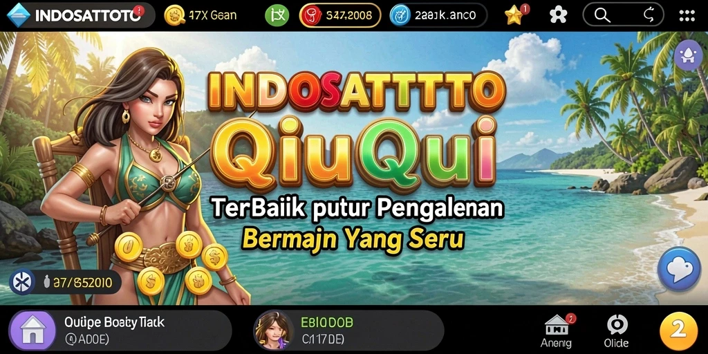 Tampilan gameplay QiuQiu yang menegangkan dan seru di INDOSATTOTO.