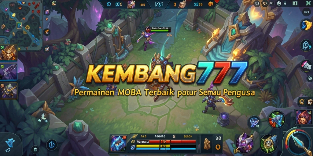 Gameplay seru KEMBANG777 di arena MOBA.