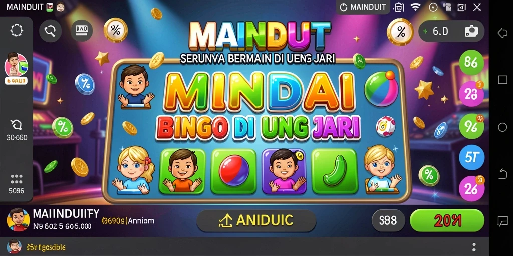 Tangkapan layar game Bingo MAINDUIT menampilkan gameplay yang menarik.