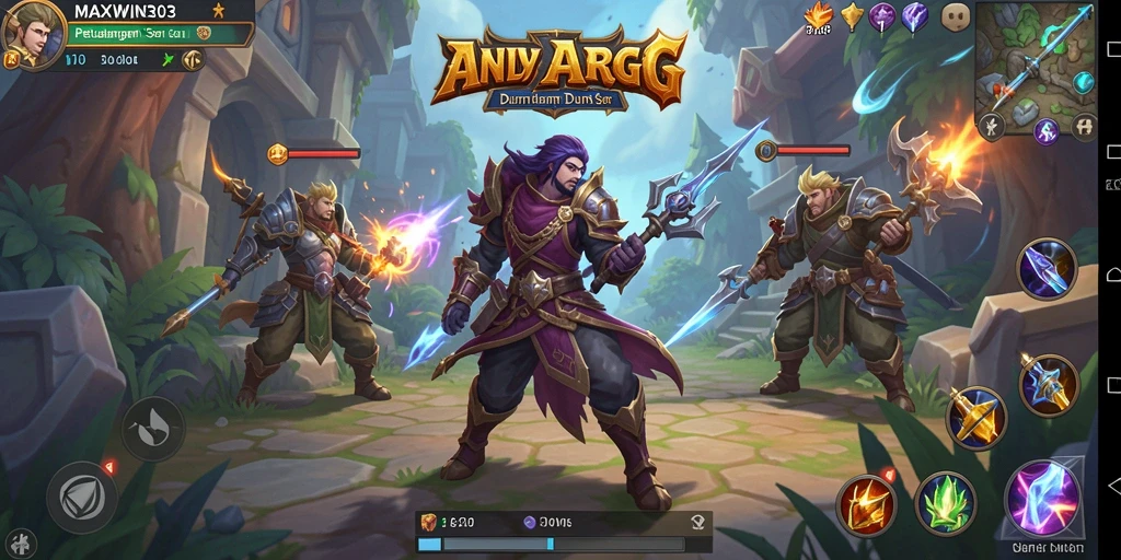 Tampilan gameplay seru dari MAXWIN303 menampilkan aksi pertarungan yang mendebarkan.