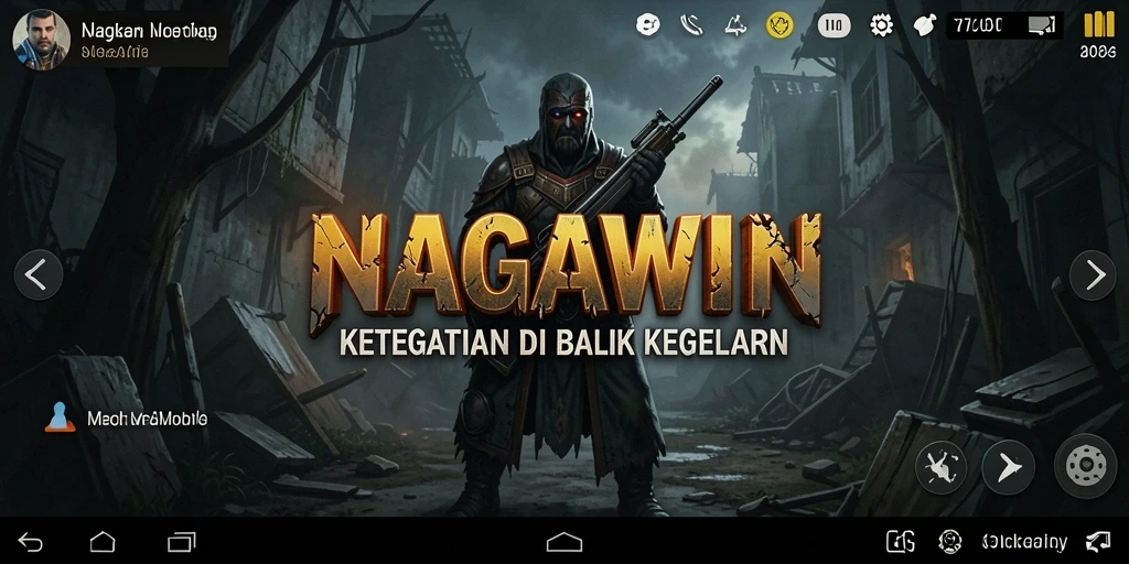 Tangkapan layar gameplay NAGAWIN yang mengerikan dan mendebarkan.