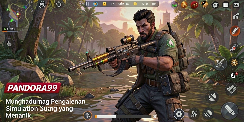 Tangkapan layar menunjukkan gameplay menarik dalam PANDORA99.