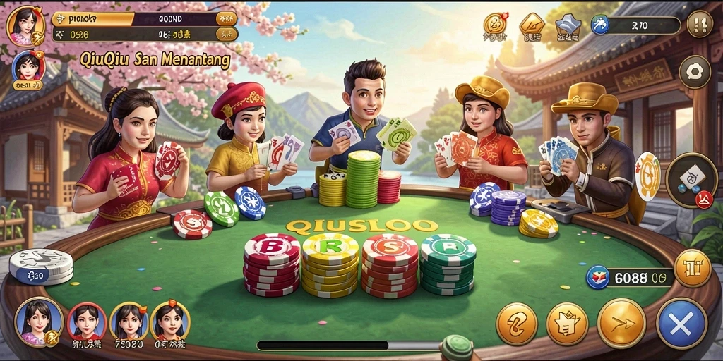 Tangkapan layar gameplay PROSLOT beraksi dalam QiuQiu.