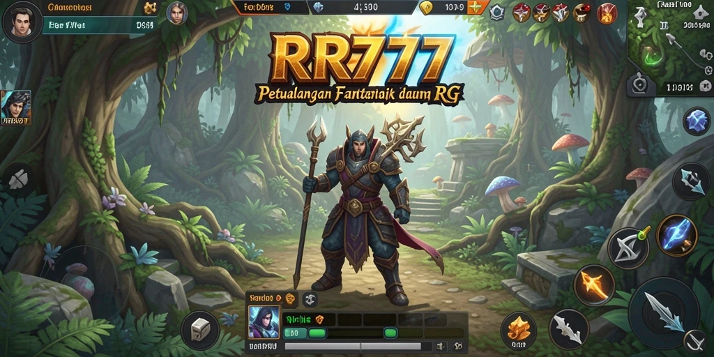 Tampilan menarik dari gameplay RPG yang penuh aksi di RR777.